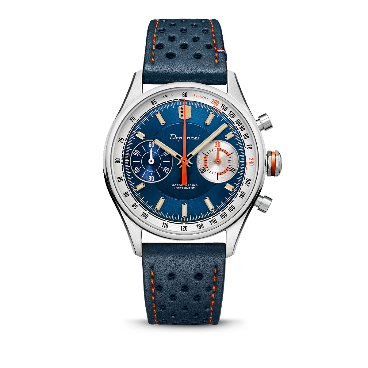 Allure Manual Chronograph 39mm blue mechanical luxury watch
