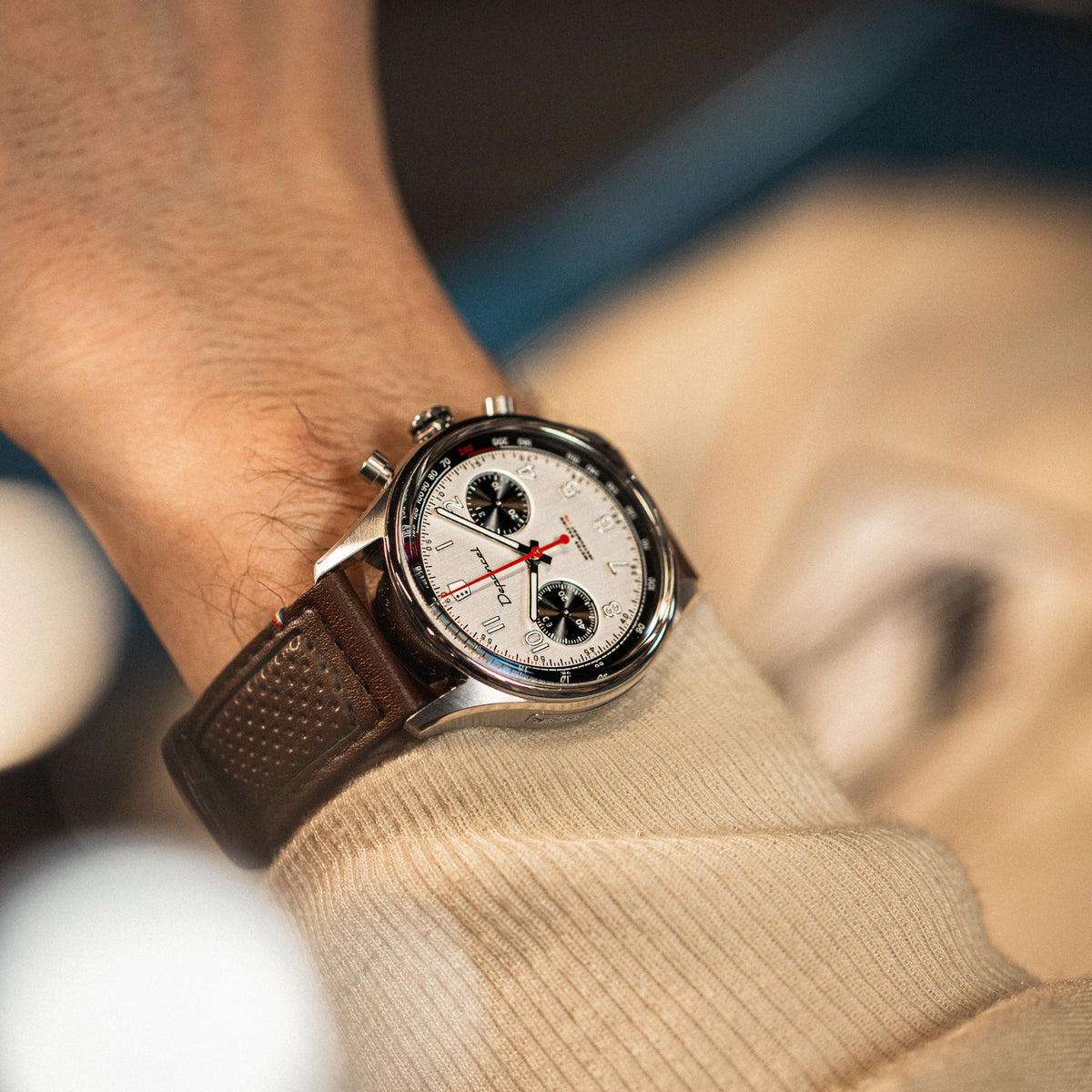 Allure - Legend 60 - Panda - montre française homme automatique - Chronographe