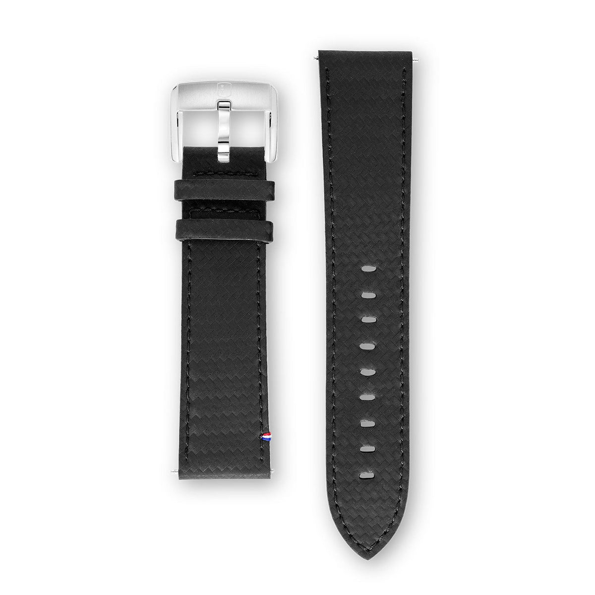 Bracelet Cuir - Carbone - 20mm