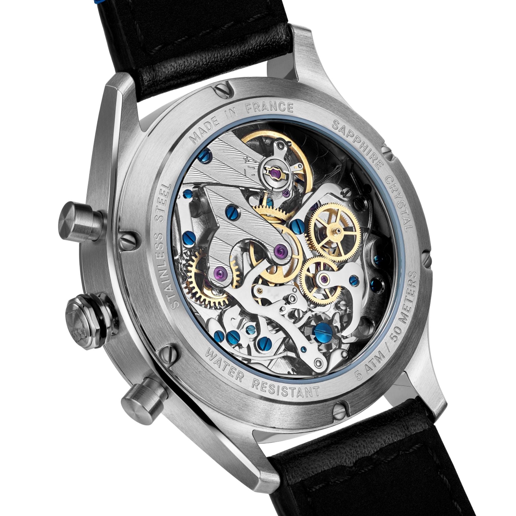 Allure - Legend 60 - Reverse Panda - montre française homme automatique - Chronographe