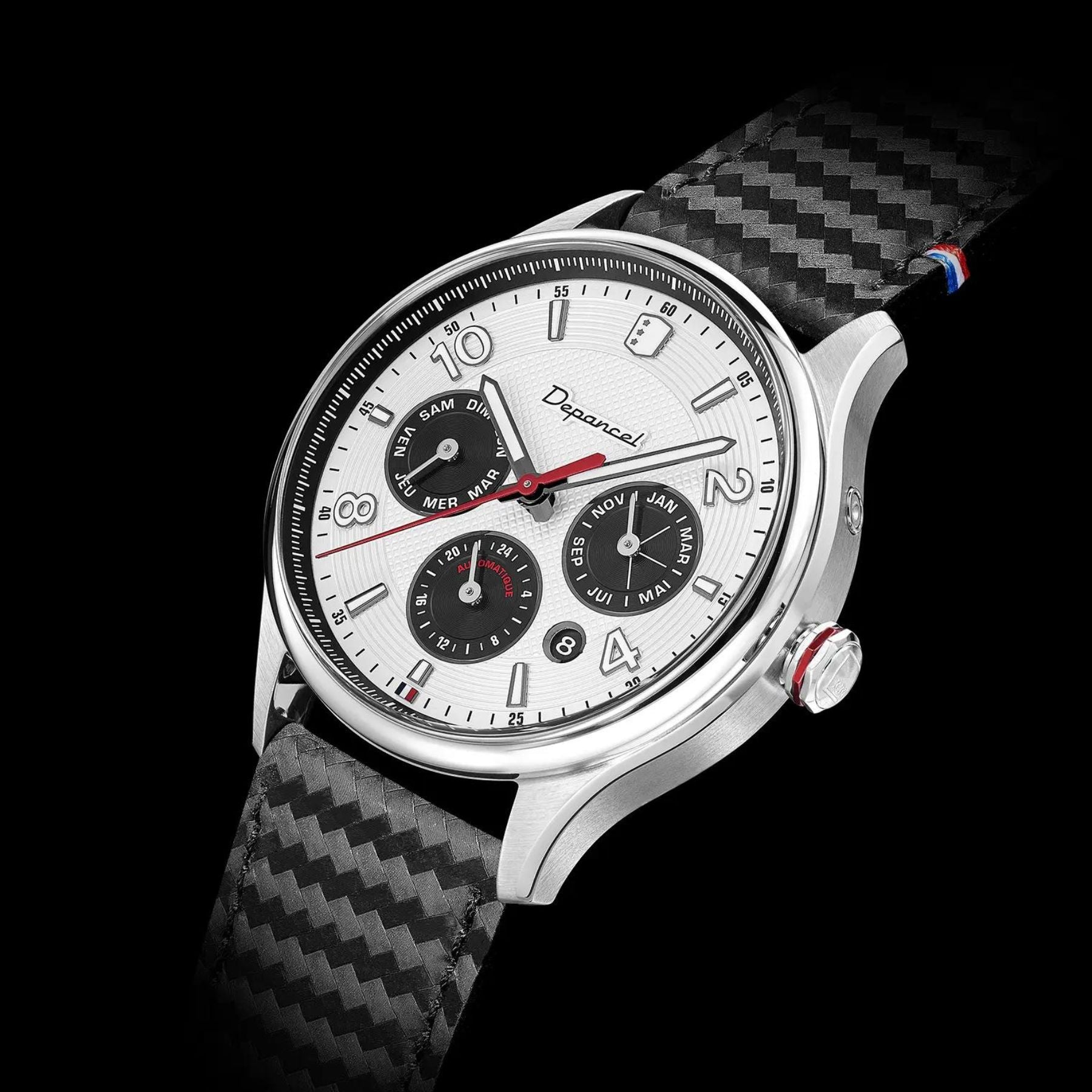 Montre automatique panda Elegance 24h Carbone