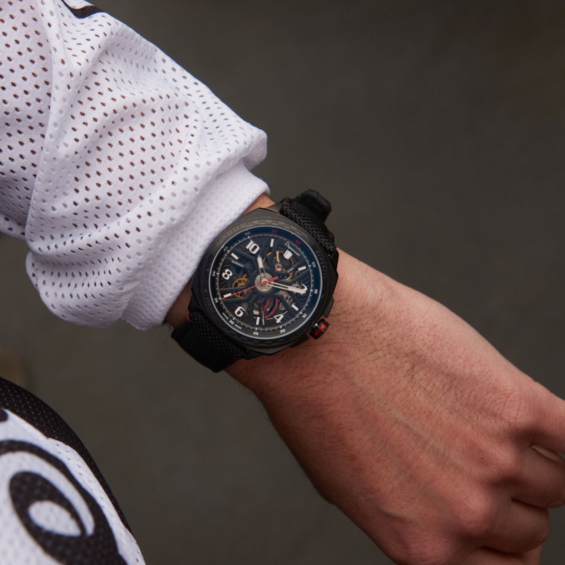 Serie-P - Pista GT - Full Black - montre française homme automatique - Squelette