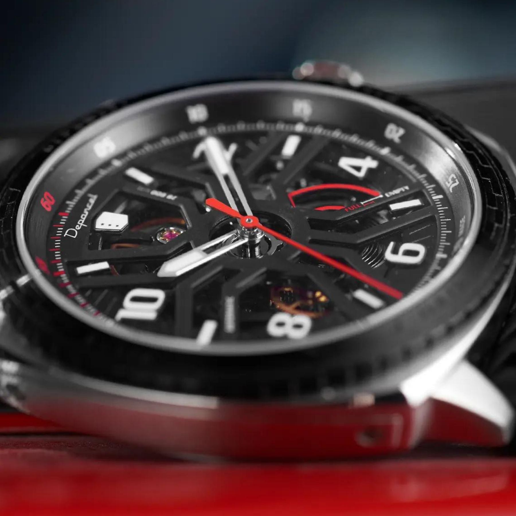 Serie-P - Pista GT - Steel - montre française homme automatique - Squelette