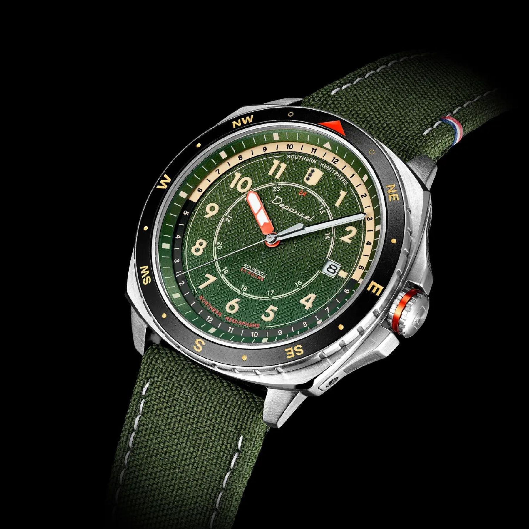 Serie-P - Offroad - Khaki - montre française homme automatique