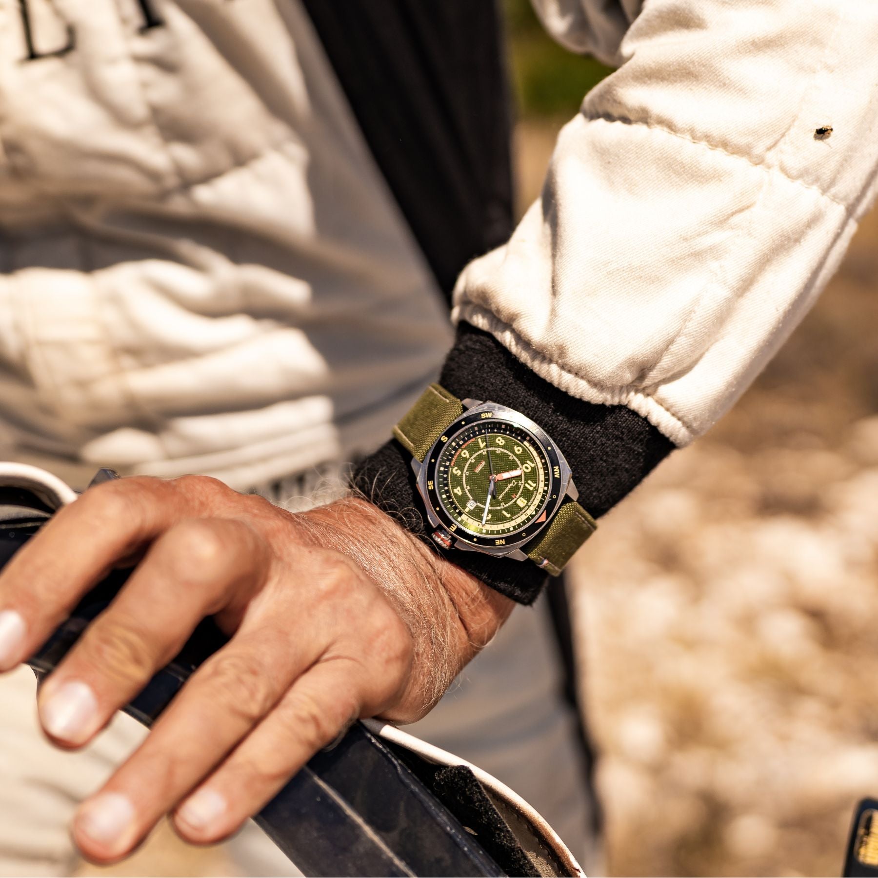 Serie-P - Offroad - Khaki - montre française homme automatique