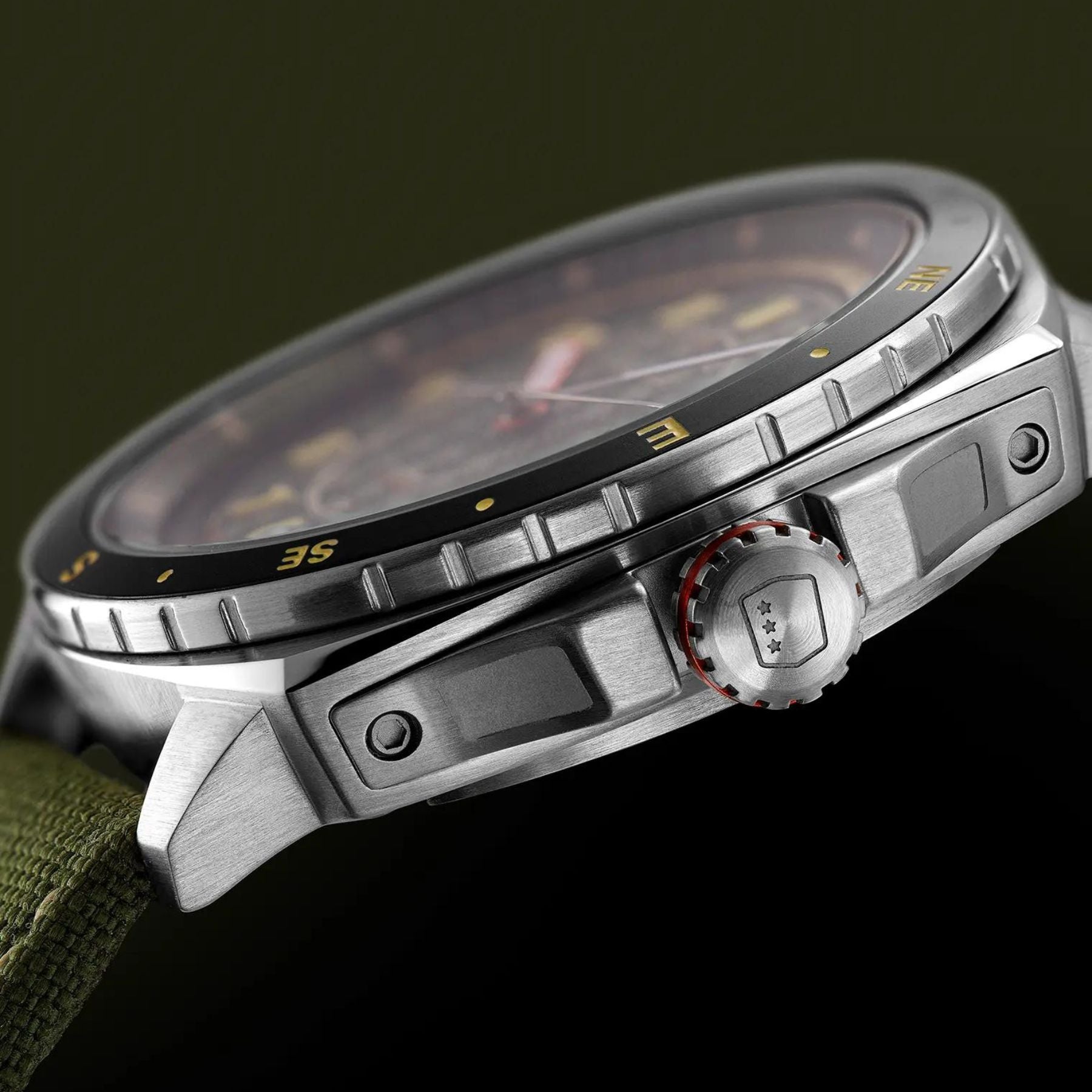 Serie-P - Offroad - Khaki - montre française homme automatique