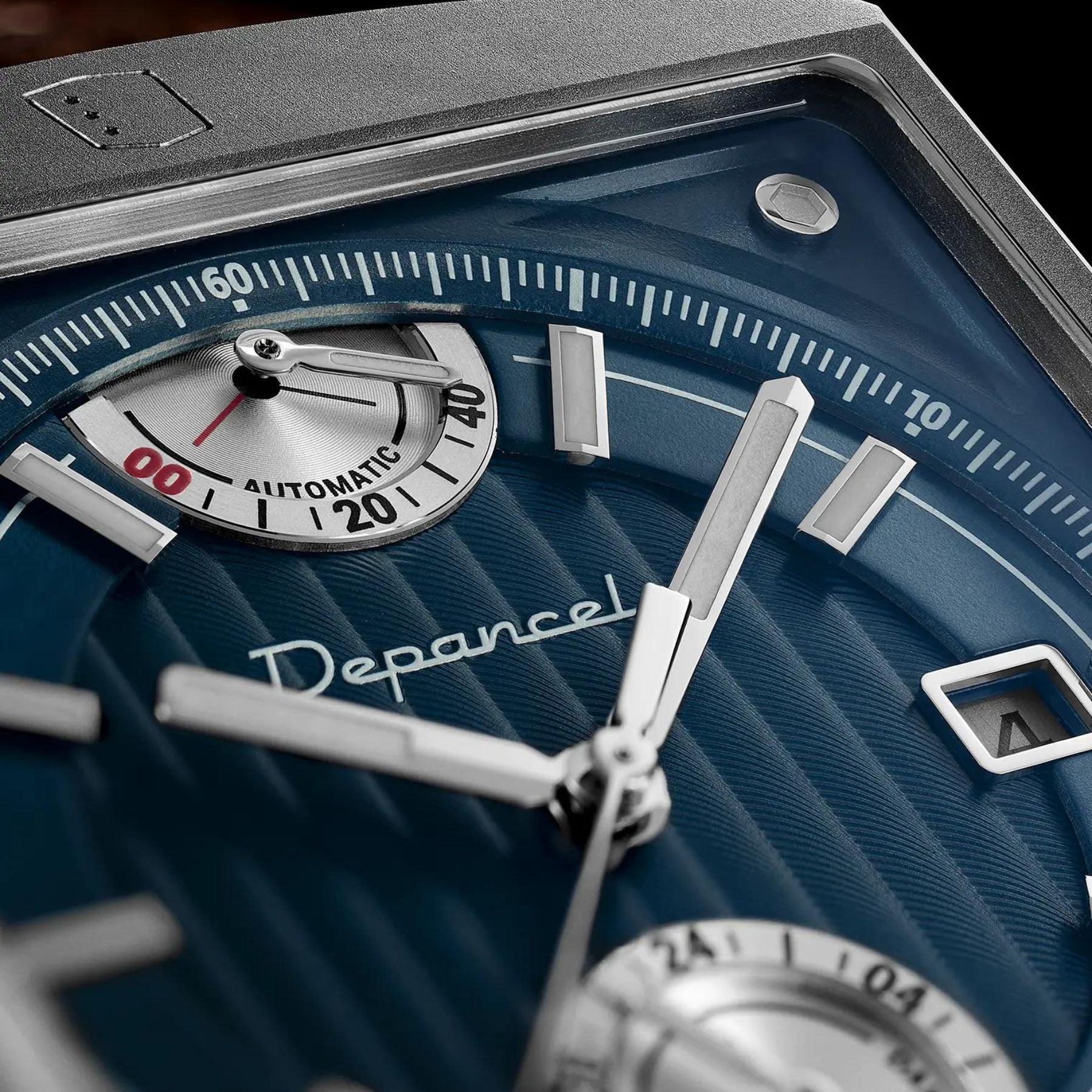 Serie-P - Cruiser - montre française homme automatique - carré réserve de marche 24h