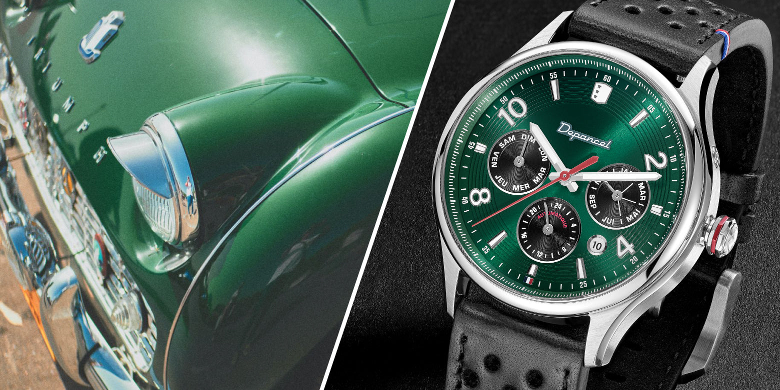 Série-A Racing Green, le cadran vert tendance et élégant