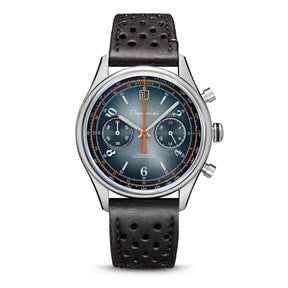 Allure Stradale chronographe mecaquartz azzuro bracelet noir montre francaise 39mm