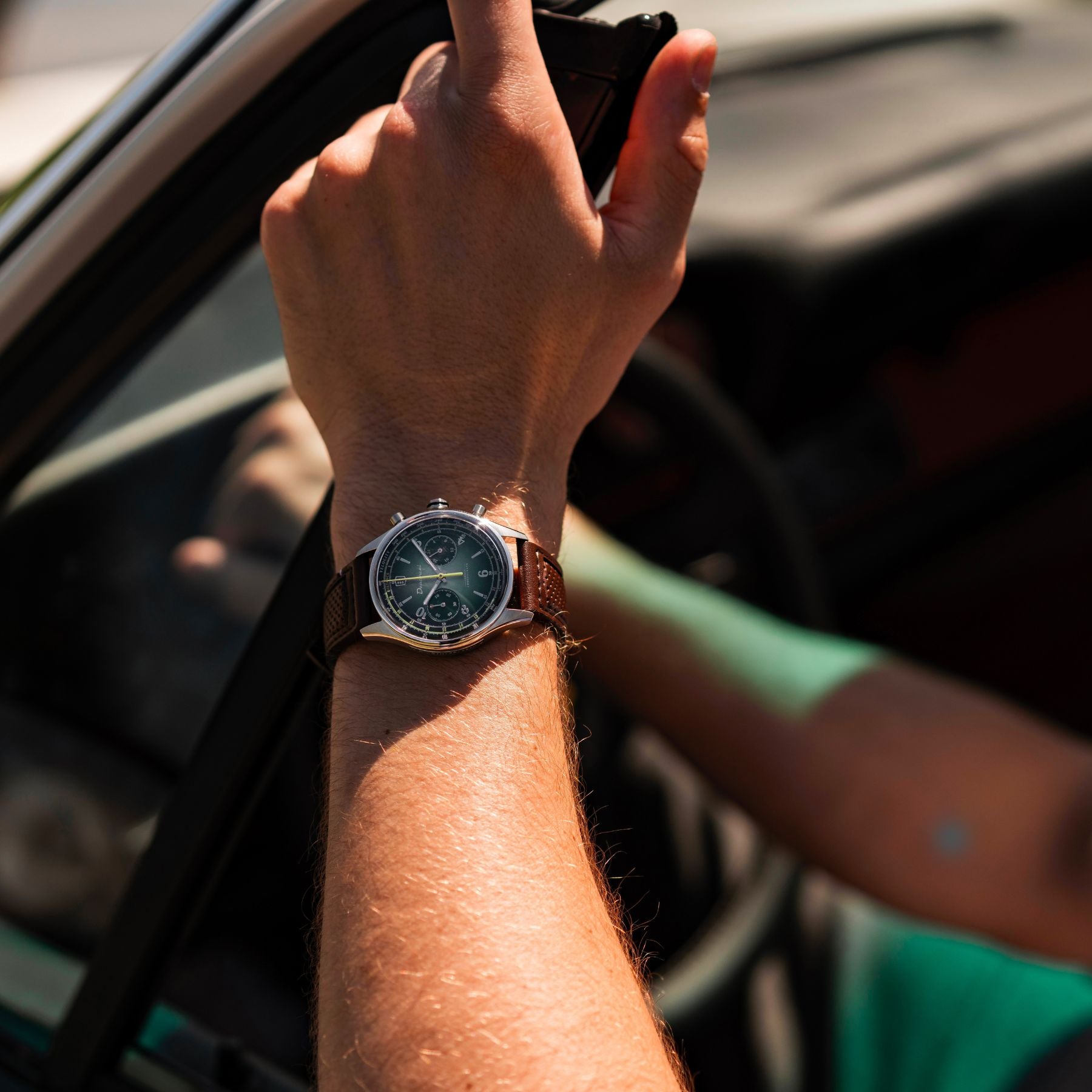 Allure - Stradale - Verde - montre française homme automatique - Méca-Quartz Chronographe