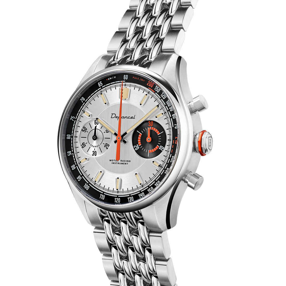 Allure - Manual Chronograph 39mm silver - mechanical luxury watch