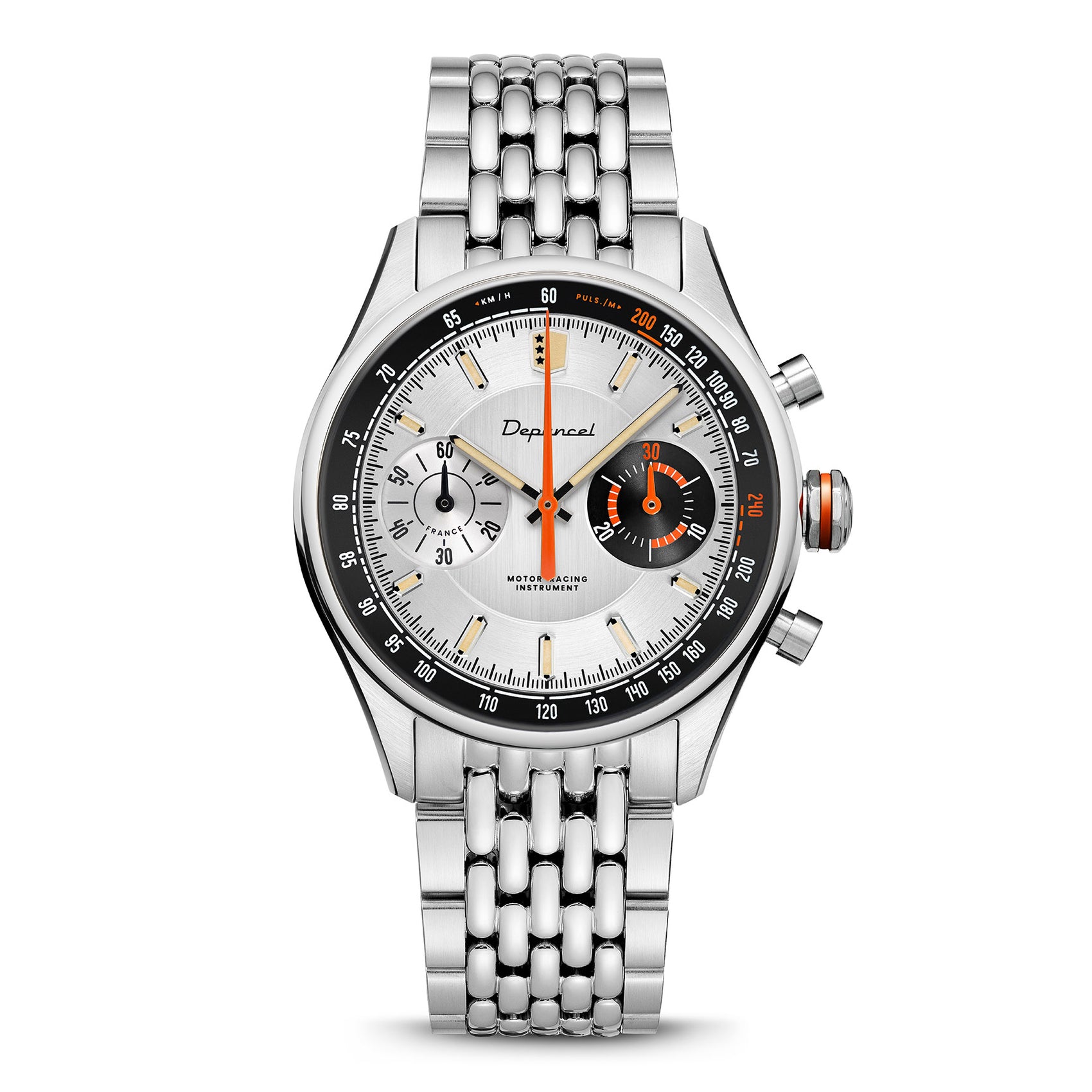 Allure - Manual Chronograph 39mm silver - mechanical luxury watch