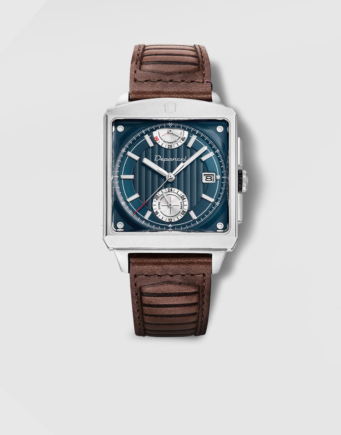 Depancel Serie R cruiser blue automatic watch for men square