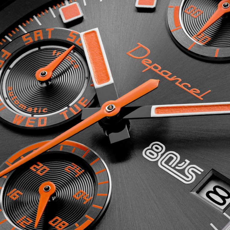 Depancel Serie-R - 80s - automatic watch for men square calendar for instagram