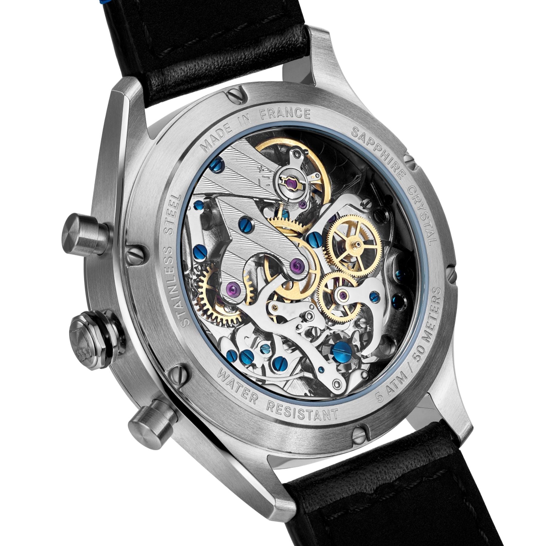 Allure - Legend 60 - Panda - montre française homme automatique - Chronographe