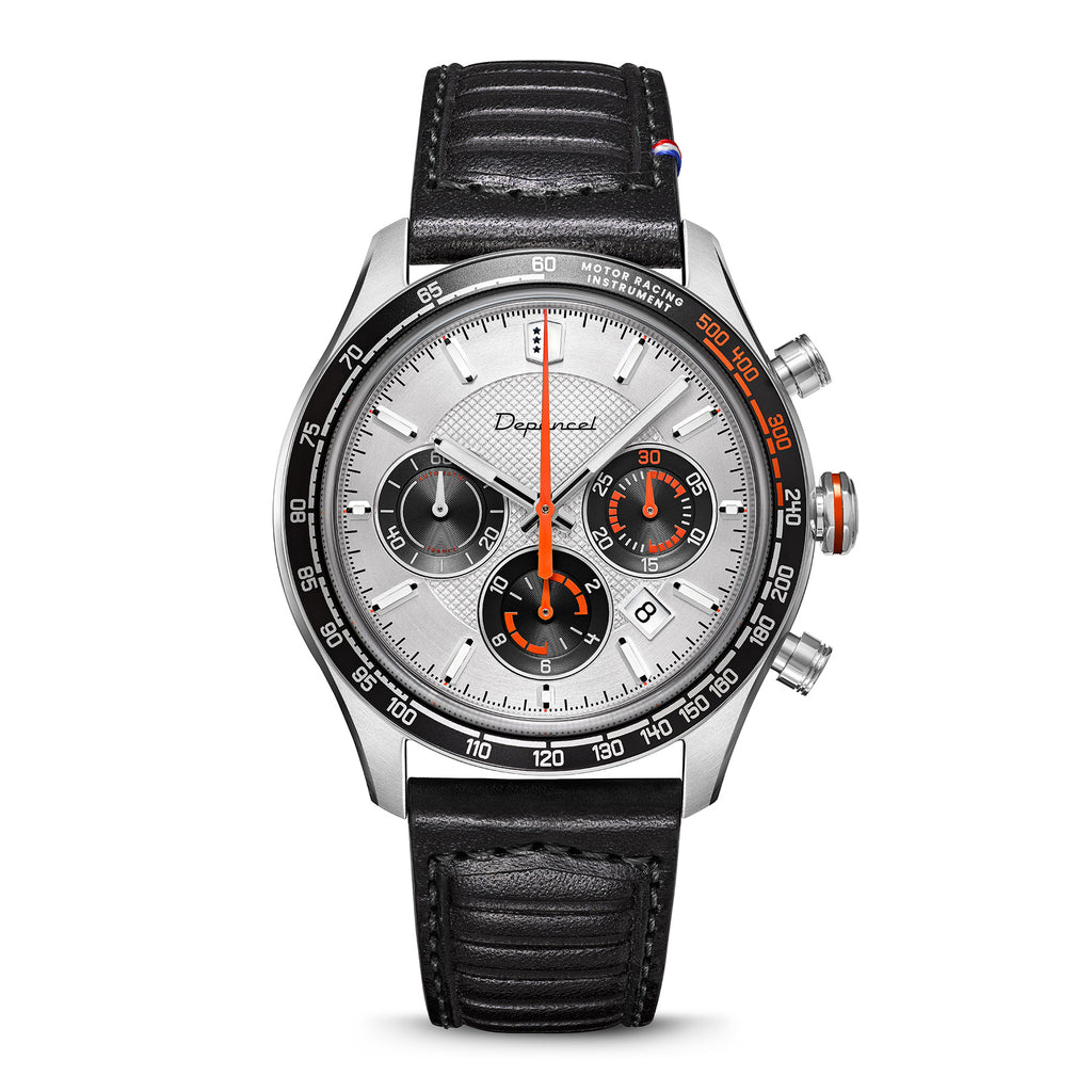 Montre Chronographe Force One Aitken Homme - Boîtier Noir 46mm, Quartz Japonais, étanche 50m