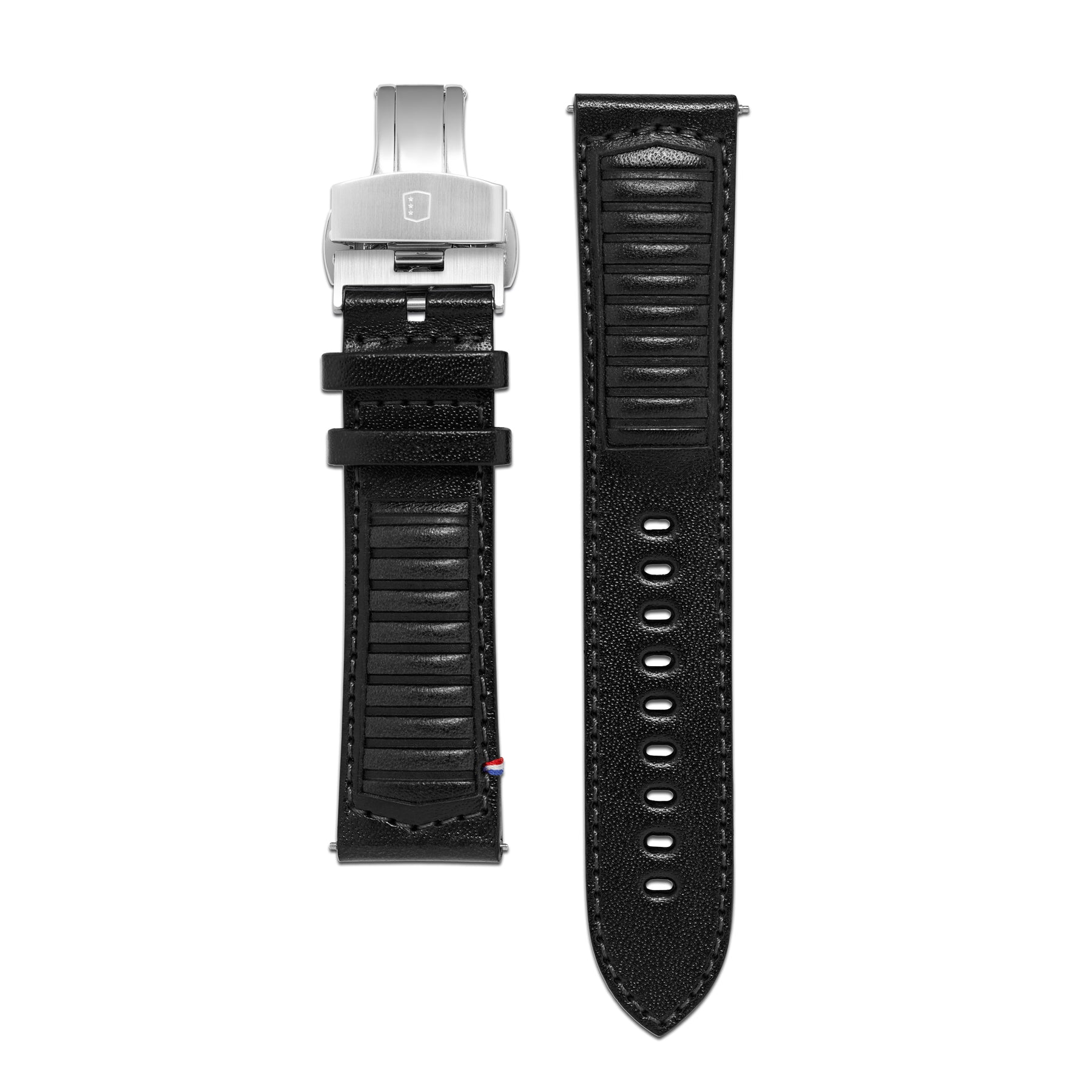 Bracelet Cuir - Driving Noir - 22mm