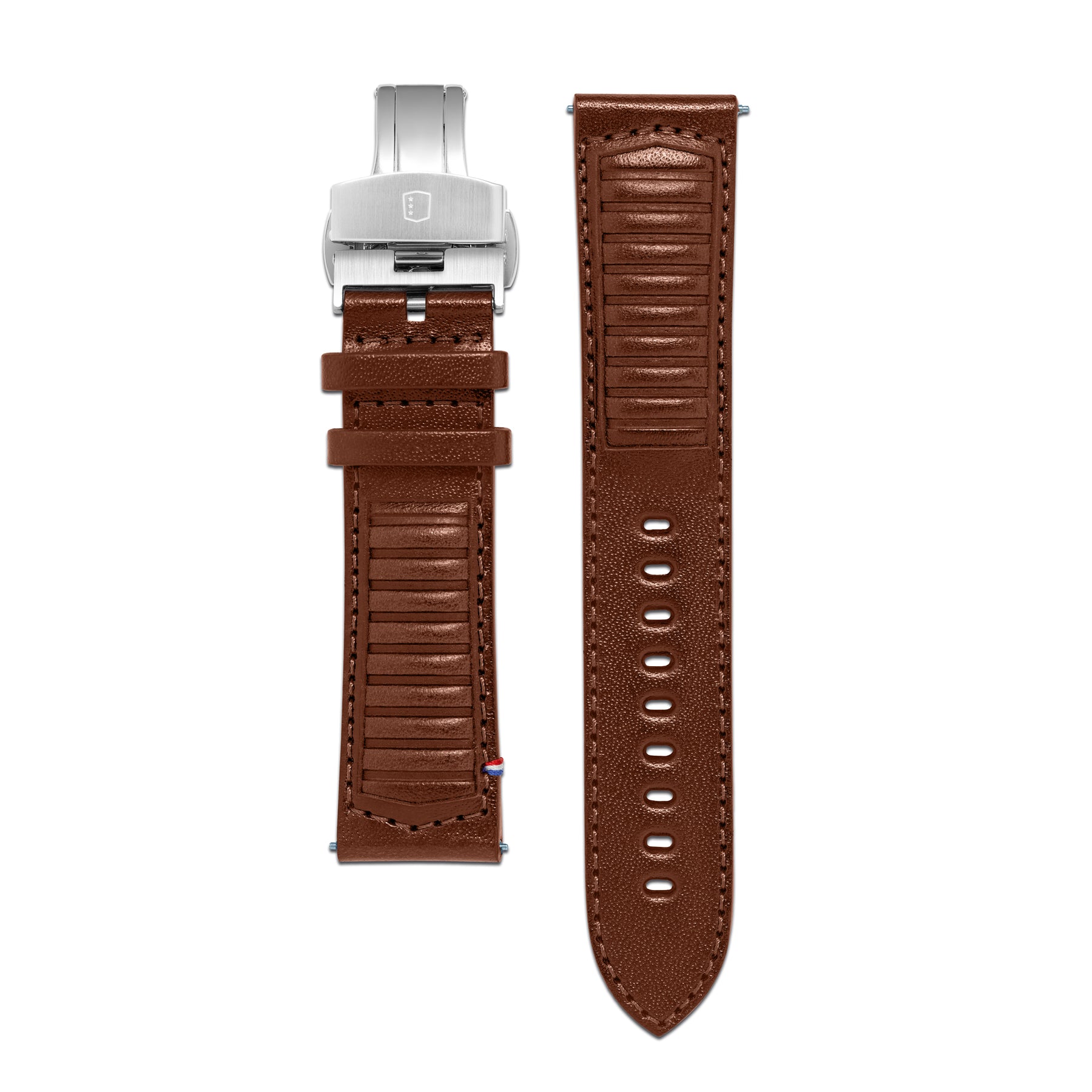  Leather Strap - Driving Brown - 22mm