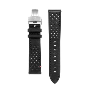 Leather Strap - Racing Black - 22mm