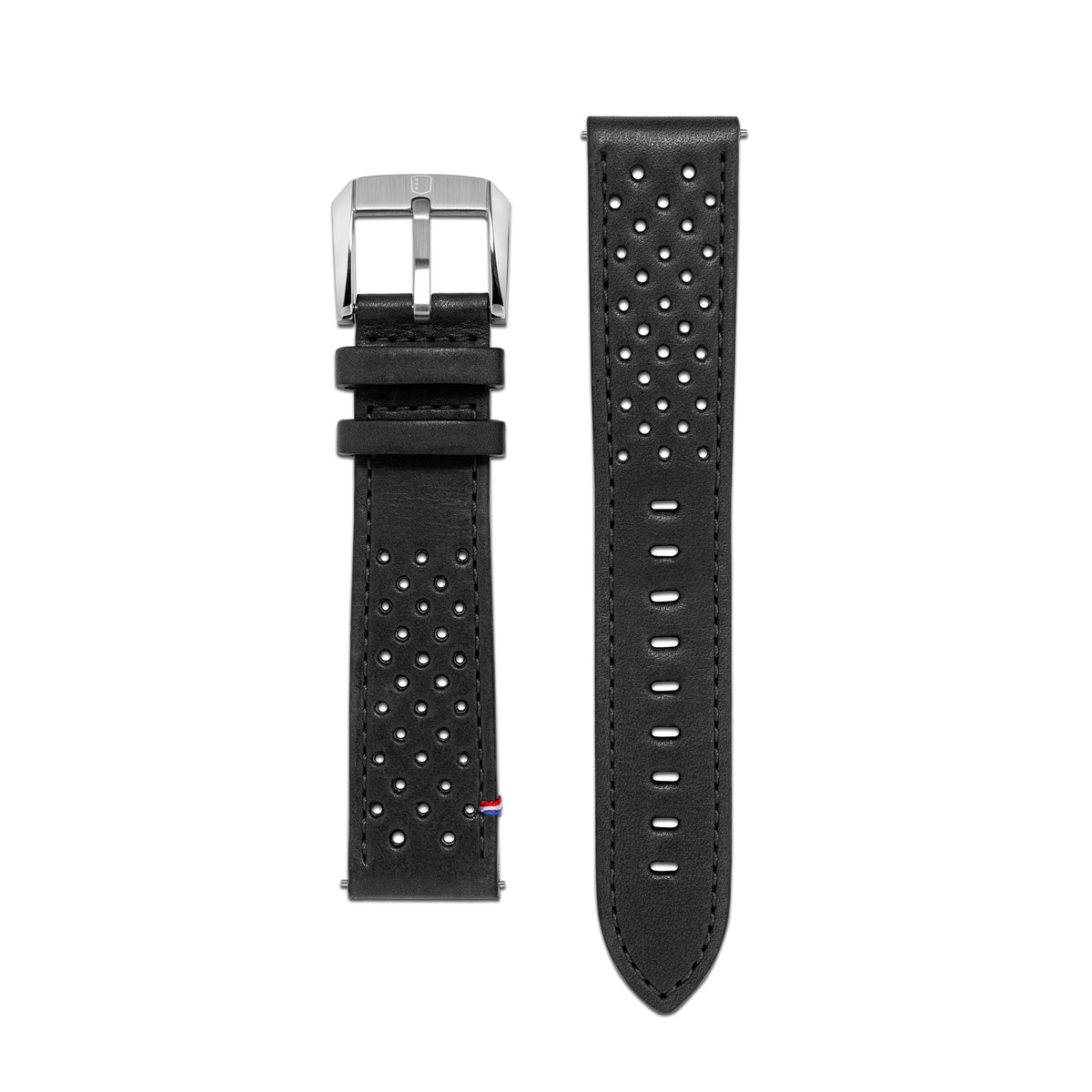 Bracelet Cuir - Racing Noir - 20mm