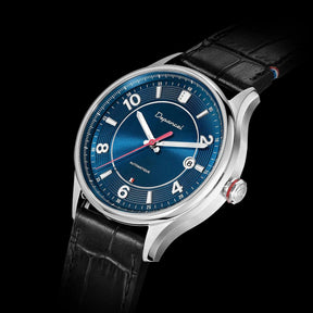 Allure - Elegance 3h - Bleu de France  - montre française homme automatique 