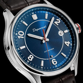 Allure - Elegance 3h - Bleu de France  - montre française homme automatique 