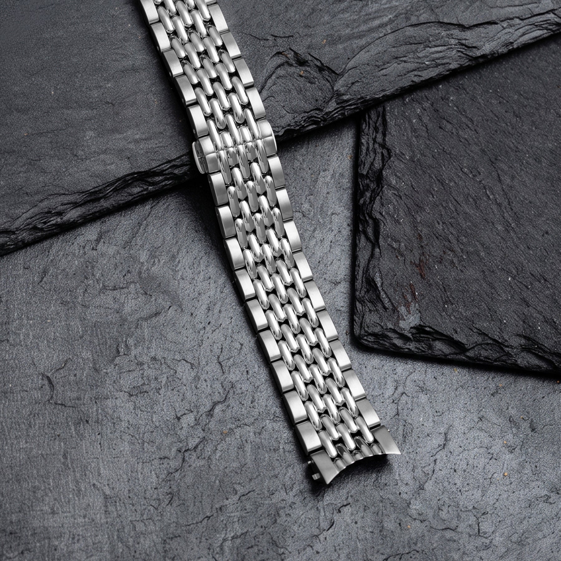 Metal Bracelet - Beads of rice 