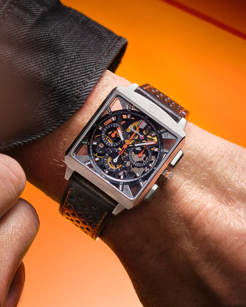 The Série-R Skeleton on the wrist.