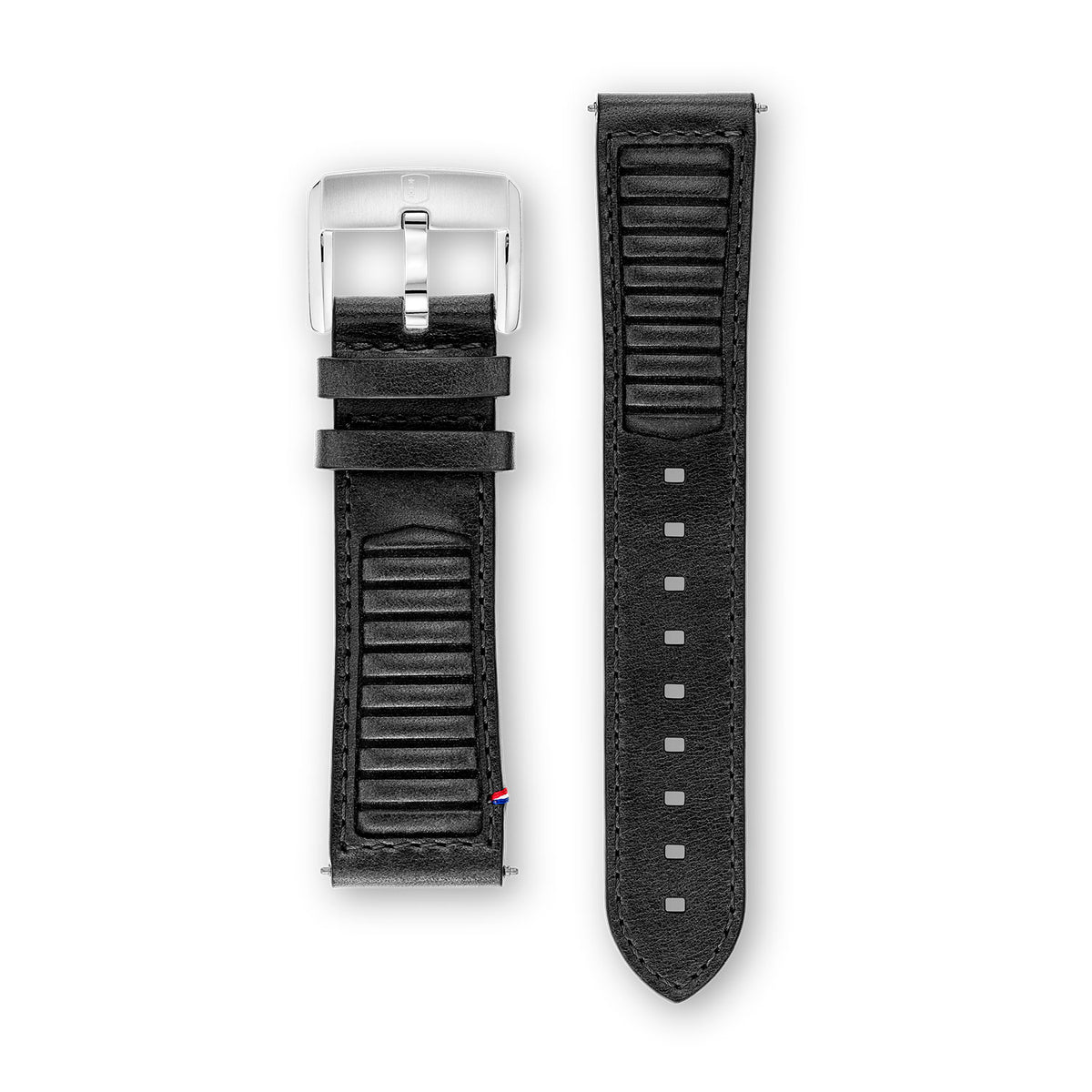 Leather Strap - Driving Black - 22mm