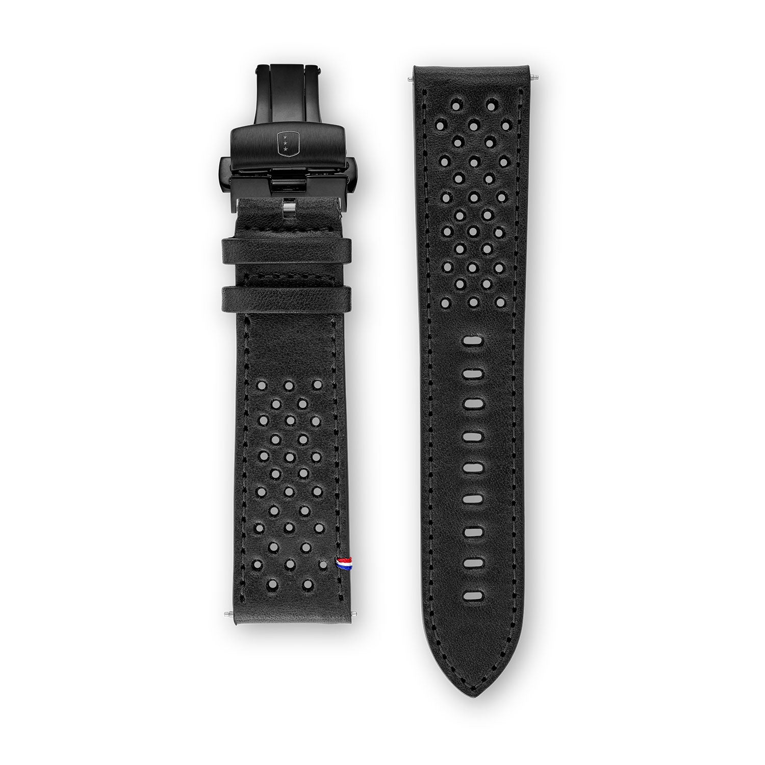 Leather Strap - Racing Black - 20mm