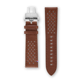 Leather Strap - Racing Brown - 22mm